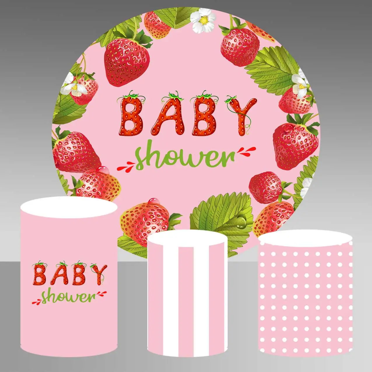 Round Background Strawberry Baby Shower Backgrounds Birthday Backdrop Flower Cartoon Girl Fruit Child Party Photo Photography
Round Background Strawberry Baby Shower Backgrounds Birthday Backdrop Flower Cartoon Girl Fruit Child Party Photo Photography