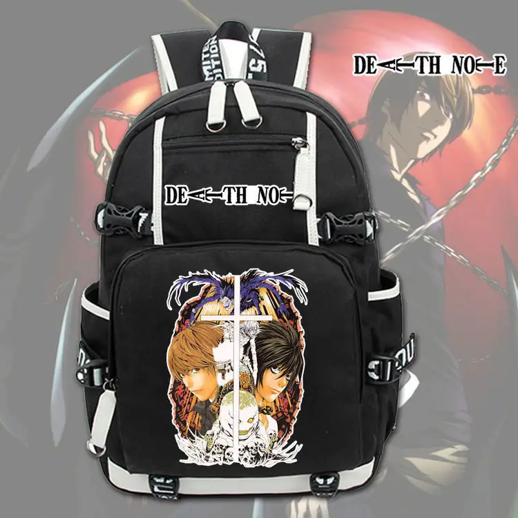 Anime Death Note Backpack Knapsack Packsack Travel Study School Bags Otaku Shoulders bag Package
Anime Death Note Backpack Knapsack Packsack Travel Study School Bags Otaku Shoulders bag Package