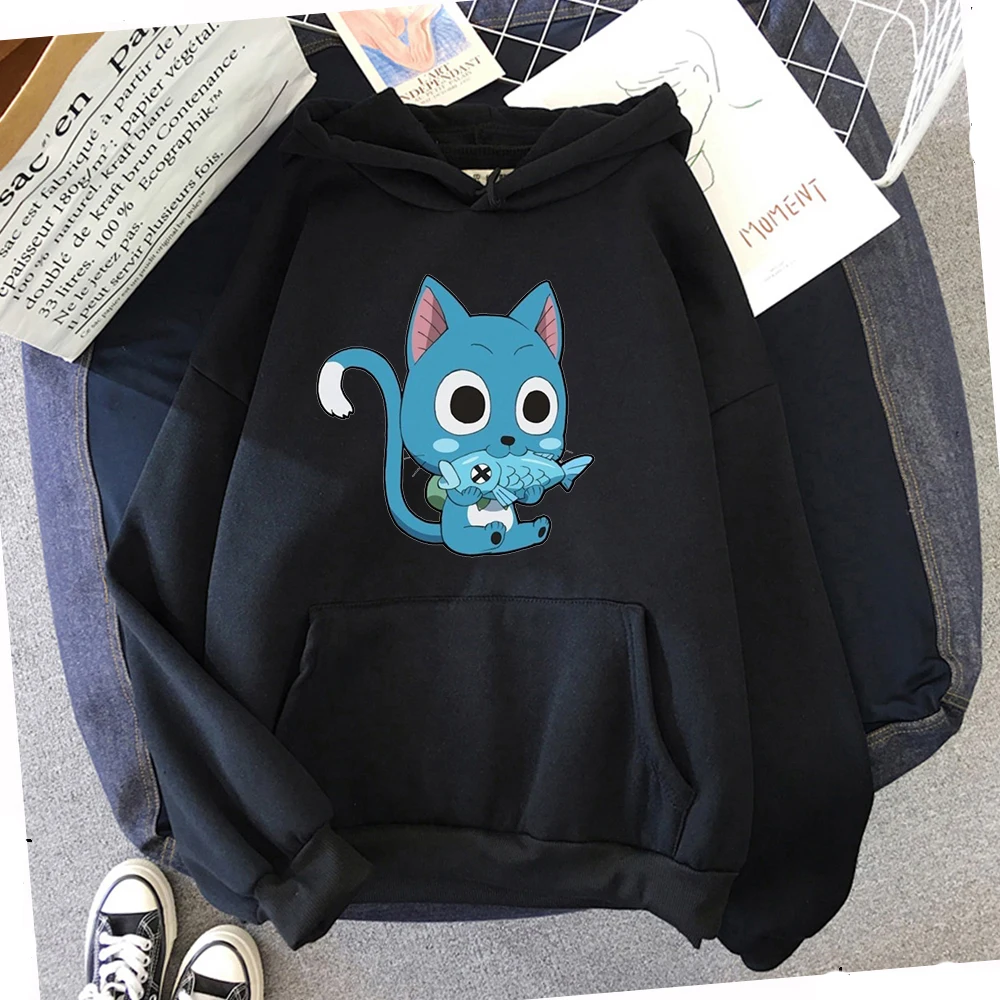 Harajuku Japanese Anime Fairy Tail Kawaii cat Printed women's 2021 New autumn/winter Hoodie Couple Street cute Sweatshirt Tops
Harajuku Japanese Anime Fairy Tail Kawaii cat Printed women's 2021 New autumn/winter Hoodie Couple Street cute Sweatshirt Tops
