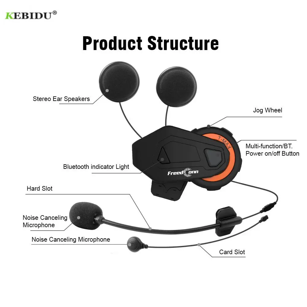 1000M Bluetooth 4.1 Motorcycle Helmet Intercom 6 Riders Bluetooth Headset with FM Radio Moto Intercomunicador
1000M Bluetooth 4.1 Motorcycle Helmet Intercom 6 Riders Bluetooth Headset with FM Radio Moto Intercomunicador