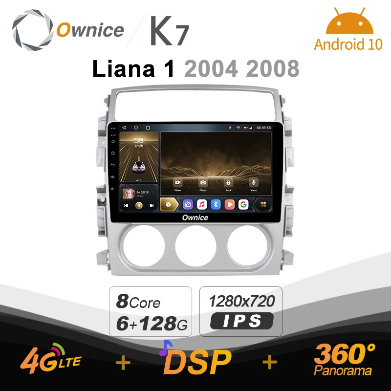 Автомобильный мультимедийный радиоприемник K7 Ownice 2 Din Android 10,0 для Suzuki Liana 1 2004 2008 8 Core A75 * 2 + A55 * 6 SPDIF 6 ГБ ОЗУ 128 Гб ПЗУ 4G LTE
Автомобильный мультимедийный радиоприемник K7 Ownice 2 Din Android 10,0 для Suzuki Liana 1 2004 2008 8 Core A75 * 2 + A55 * 6 SPDIF 6 ГБ ОЗУ 128 Гб ПЗУ 4G LTE