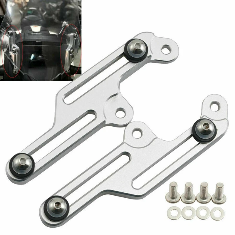 Chrome Motorcycle Windshield Adjusters Bracket with Screws for Honda CB500X 2013-2016
Chrome Motorcycle Windshield Adjusters Bracket with Screws for Honda CB500X 2013-2016