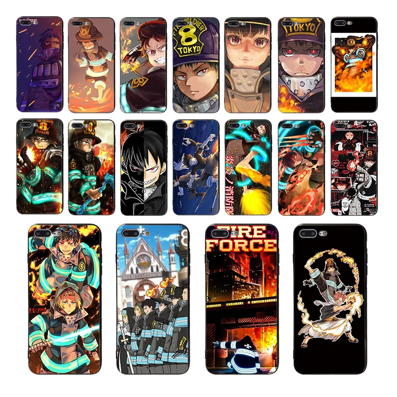 HOUSTMUST Cartoon Comic Fire Force soft silicone phone case For iphone 7 8 6 S Plus X XS MAX XR 5 se 10 Lovely Funny cover shell
HOUSTMUST Cartoon Comic Fire Force soft silicone phone case For iphone 7 8 6 S Plus X XS MAX XR 5 se 10 Lovely Funny cover shell