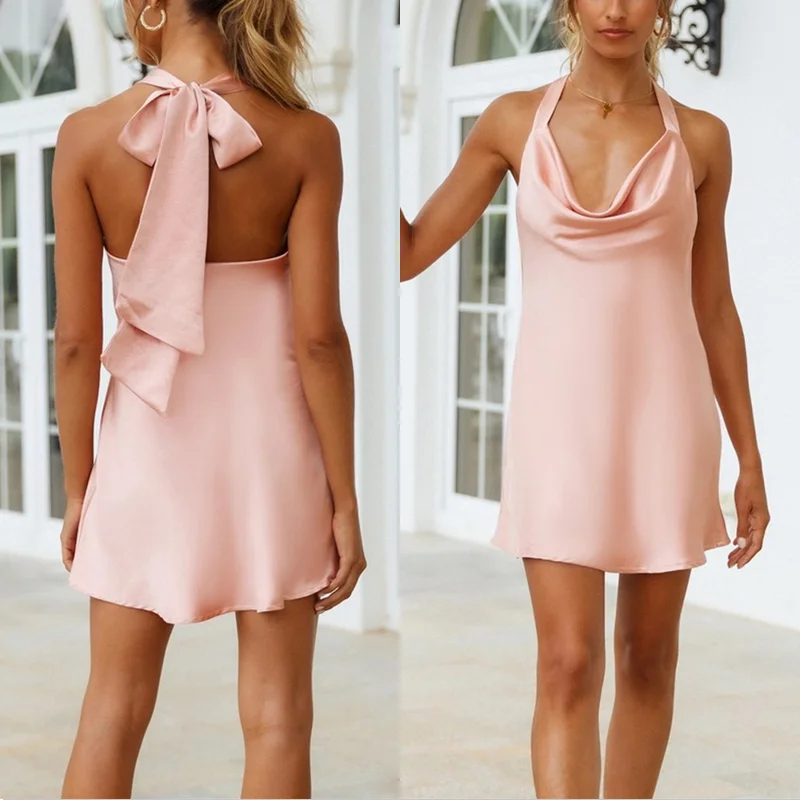 Вечерние Дата праздничное платье атласная текстура гладкая мягкая висит шеи Кружева Регулируемый элегантная пикантная обувь с бантом и ше... 
Вечерние Дата праздничное платье атласная текстура гладкая мягкая висит шеи Кружева Регулируемый элегантная пикантная обувь с бантом и ше...