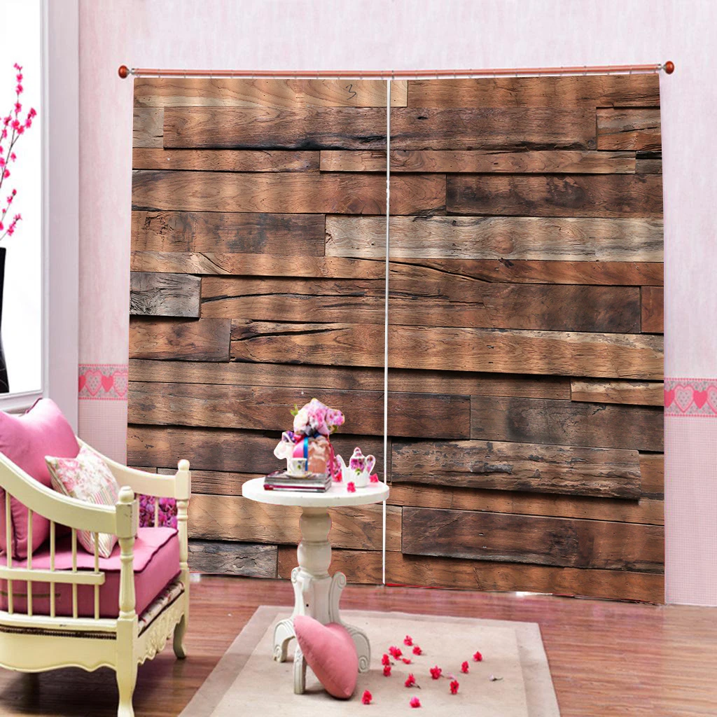 3D Window Curtain Natural wood Decoration curtains Luxury Blackout Living Room office Bedroom Customized size
3D Window Curtain Natural wood Decoration curtains Luxury Blackout Living Room office Bedroom Customized size