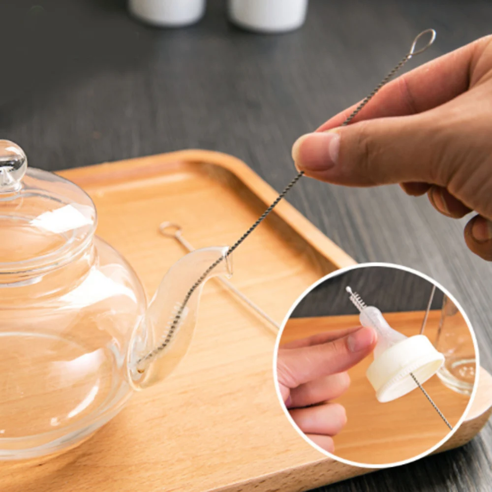 5pcs Stainless Soft Hair Suction Glass Tube Cleaner Brushes Tools Fish Tank Straw Bottle Cleaning Brush Soft Long Nylon Bristles
5pcs Stainless Soft Hair Suction Glass Tube Cleaner Brushes Tools Fish Tank Straw Bottle Cleaning Brush Soft Long Nylon Bristles