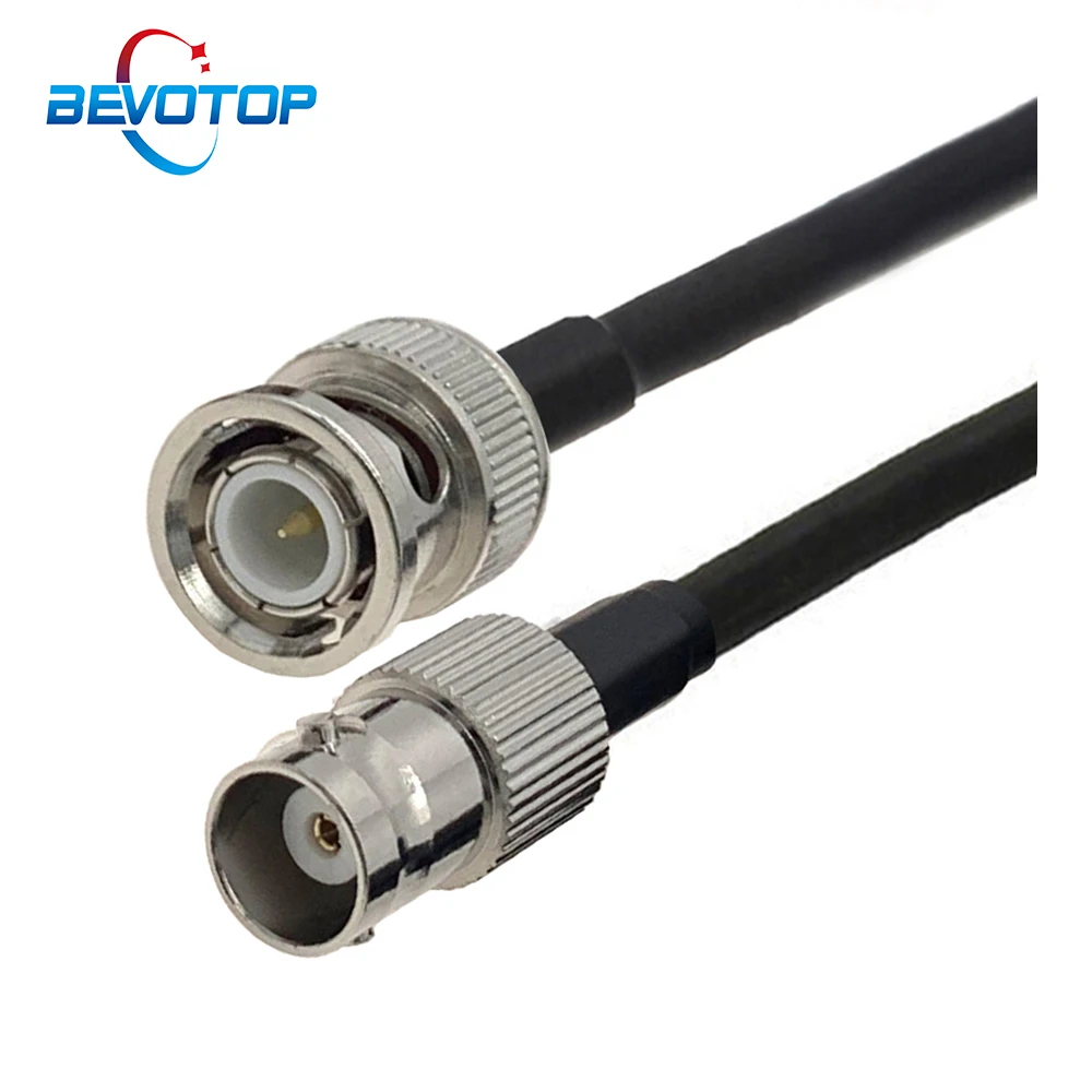 Коаксиальный кабель RG58 Pigtail BNC, переходник с разъемом мама-папа BNC, 50 Ом
Коаксиальный кабель RG58 Pigtail BNC, переходник с разъемом мама-папа BNC, 50 Ом