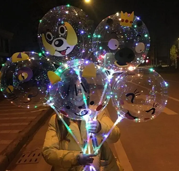 New Led Bobo Balloon Hand-held Cartoon Animals Balloon with 3m Led Light Wire Diy Decoration Balloon 100set Wholesale Globo 
New Led Bobo Balloon Hand-held Cartoon Animals Balloon with 3m Led Light Wire Diy Decoration Balloon 100set Wholesale Globo
