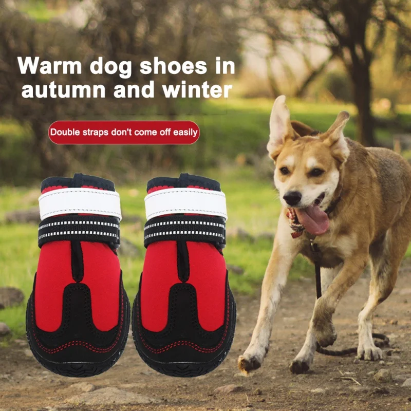 Dog Autumn Winter Warm Shoes Outdoor Paw Protectors Sports Wearable Waterproof Anti-Slip Soles Reflective Snow Boots
Dog Autumn Winter Warm Shoes Outdoor Paw Protectors Sports Wearable Waterproof Anti-Slip Soles Reflective Snow Boots
