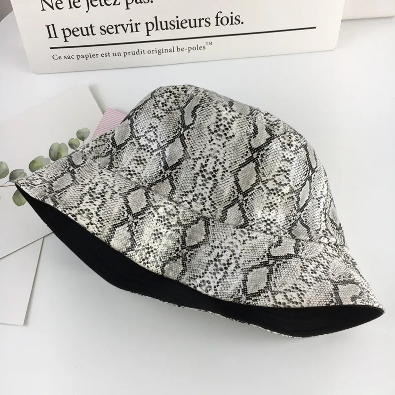 2019 Cotton Snake Print Both Sides Bucket Hat Fisherman Hat Outdoor Travel Sun Cap Hats for Men and Women 180
2019 Cotton Snake Print Both Sides Bucket Hat Fisherman Hat Outdoor Travel Sun Cap Hats for Men and Women 180