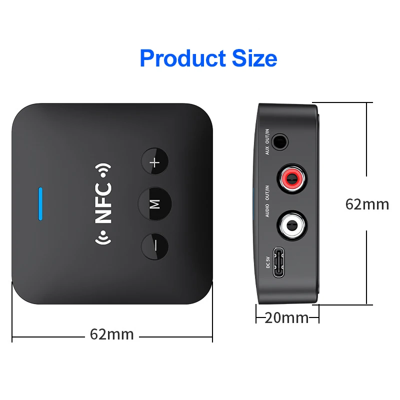 A10 Bluetooth 5.0 Adapter NFC Car Accessories Stereo Receiver Transmitter Two In One AUX/RCA Car Speaker TF Audio Transmitter 
A10 Bluetooth 5.0 Adapter NFC Car Accessories Stereo Receiver Transmitter Two In One AUX/RCA Car Speaker TF Audio Transmitter