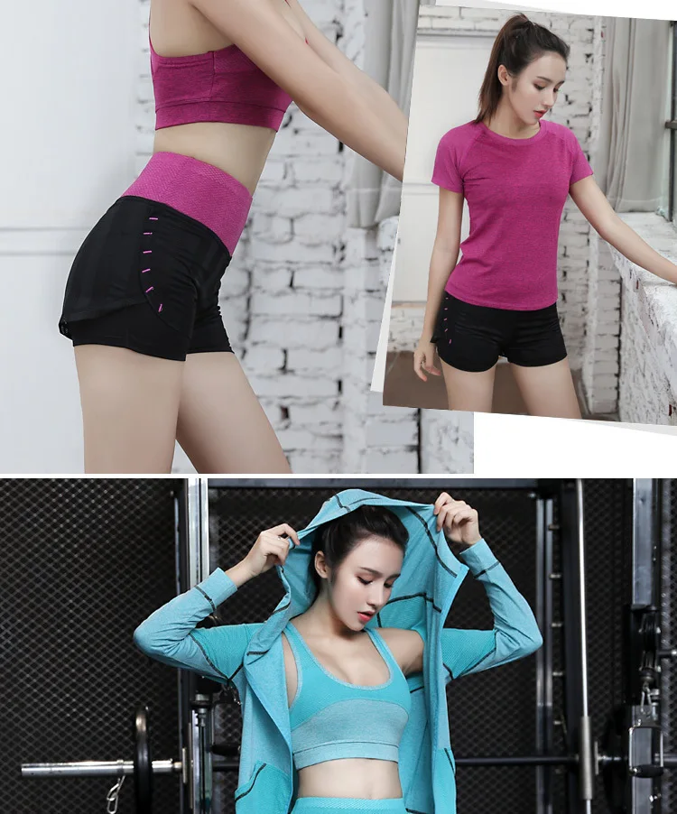 5pcs set Women Workout Seamless Yoga Set Fitness Long Crop Top Shirts Running Gym Leggings Shorts Gym Clothes Short Sleeves 
5pcs set Women Workout Seamless Yoga Set Fitness Long Crop Top Shirts Running Gym Leggings Shorts Gym Clothes Short Sleeves