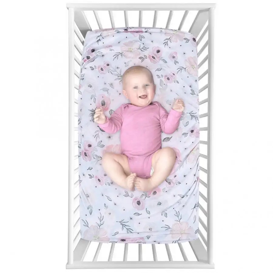130 см * 70 хлопковая натяжная простыня для детской кроватки мягкие детские