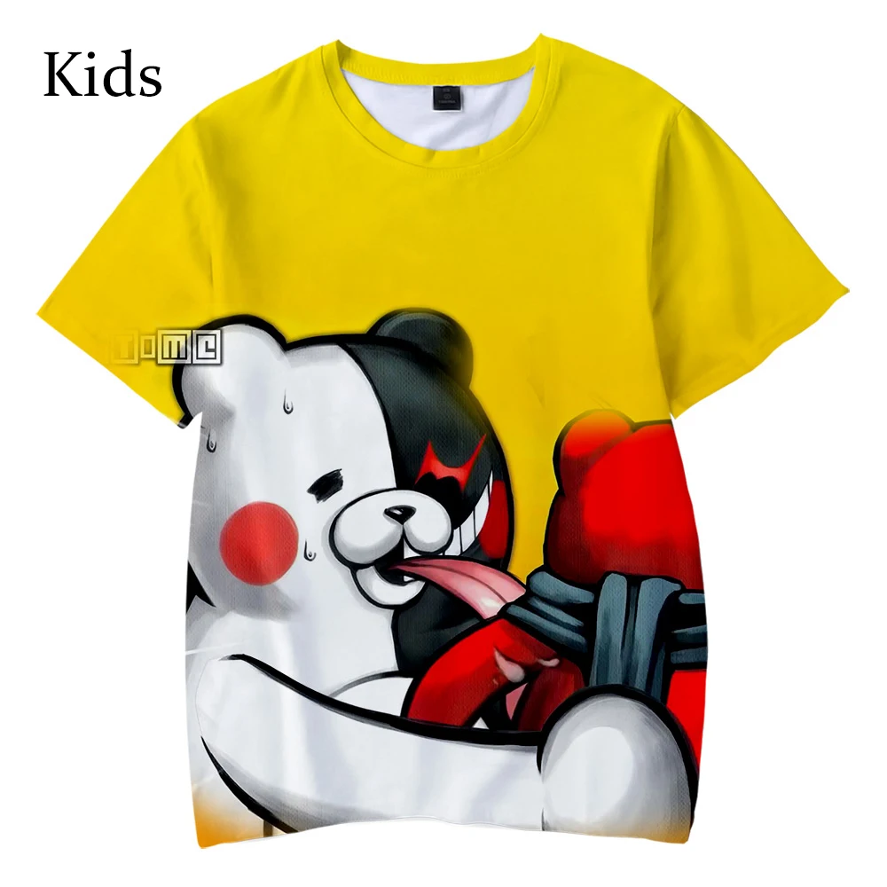 Monokuma Kids 3D T shirt Boy/Girl Fashion Trend Kids Streetwear Short Sleeve 3D Print Monokuma Cute T-shirt Kids t shirt Pop Top
Monokuma Kids 3D T shirt Boy/Girl Fashion Trend Kids Streetwear Short Sleeve 3D Print Monokuma Cute T-shirt Kids t shirt Pop Top