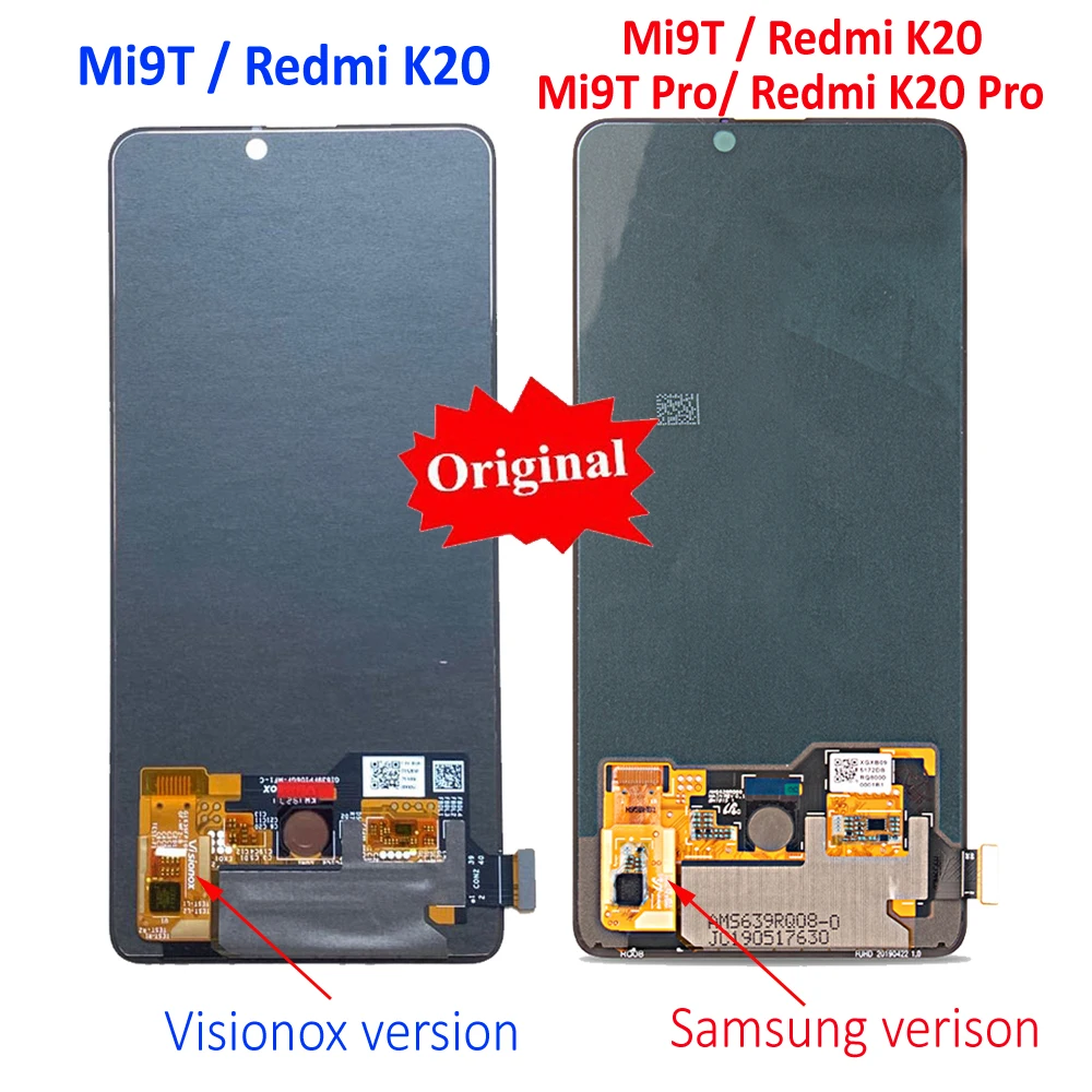 Оригинальный ЖК-экран 6,39 дюйма AMOLED для Xiaomi Mi 9T Mi 9T Pro, дисплей с сенсорной панелью, дигитайзер в сборе для Redmi K20 / K20 Pro
Оригинальный ЖК-экран 6,39 дюйма AMOLED для Xiaomi Mi 9T Mi 9T Pro, дисплей с сенсорной панелью, дигитайзер в сборе для Redmi K20 / K20 Pro