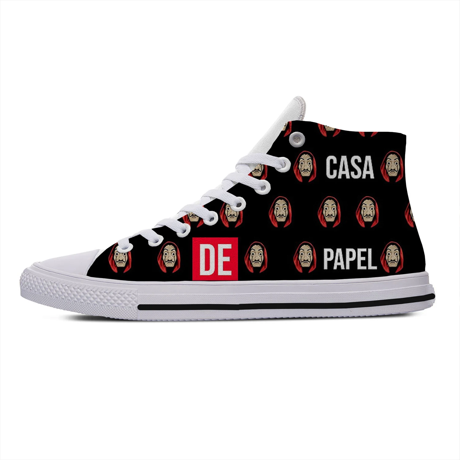 La Casa De Papel we are resistance Classic Novelty Design Lightweight High Top Canvas Shoes Men Women Casual Breathable Sneakers
La Casa De Papel we are resistance Classic Novelty Design Lightweight High Top Canvas Shoes Men Women Casual Breathable Sneakers