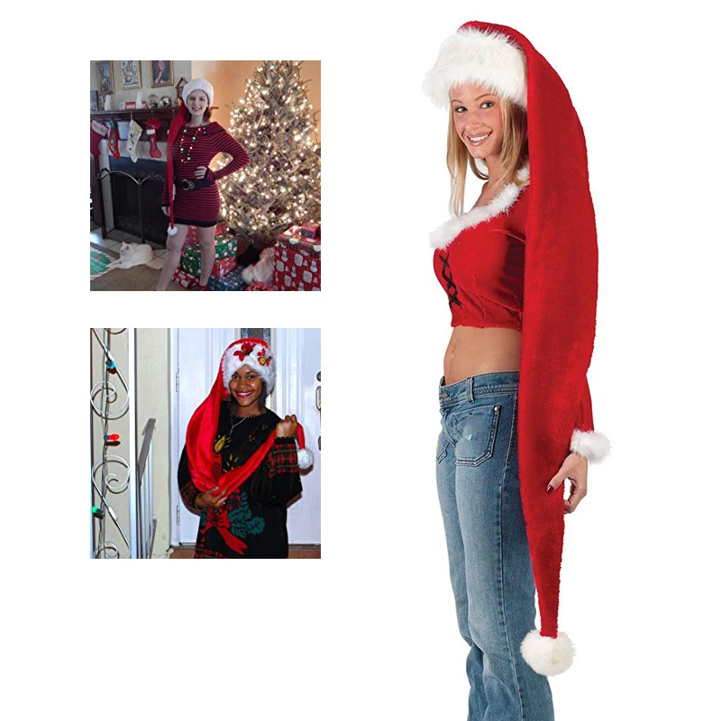 Christmas Hat Cute Party Decoration Super Long Headpiece Costume Hat Accessories For Adults Kids LDF668
Christmas Hat Cute Party Decoration Super Long Headpiece Costume Hat Accessories For Adults Kids LDF668