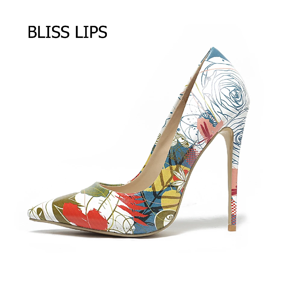 Pointed Print High Heels Fashion Shallow Mouth Pump Shoes Printing Super High Heels With Large Size
Pointed Print High Heels Fashion Shallow Mouth Pump Shoes Printing Super High Heels With Large Size