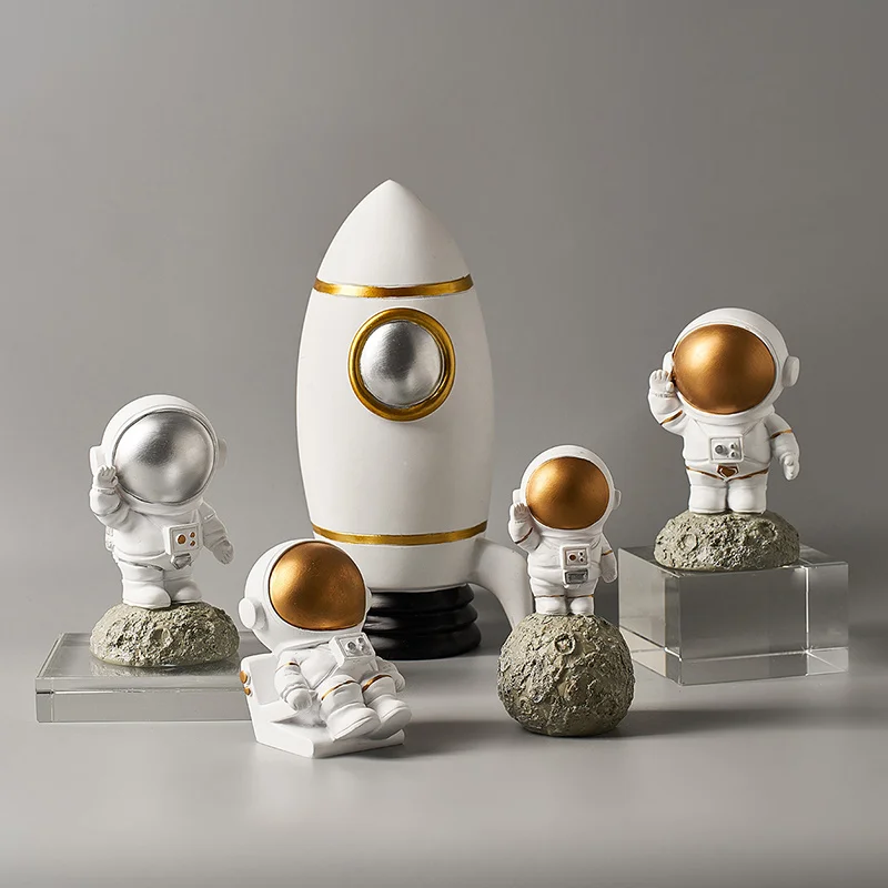 SHZQ Modern Resin Astronaut Model Home Decoration Cute People Figures Living Room Desk Decorative Childern's Room Birthday Gifts
SHZQ Modern Resin Astronaut Model Home Decoration Cute People Figures Living Room Desk Decorative Childern's Room Birthday Gifts