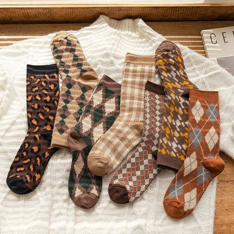 Women Socks Autumn New Socks Fashion Lattice Cotton Preppy Style Happy Casual Deodorant Socks Female Socks High Quality Fashion
Women Socks Autumn New Socks Fashion Lattice Cotton Preppy Style Happy Casual Deodorant Socks Female Socks High Quality Fashion
