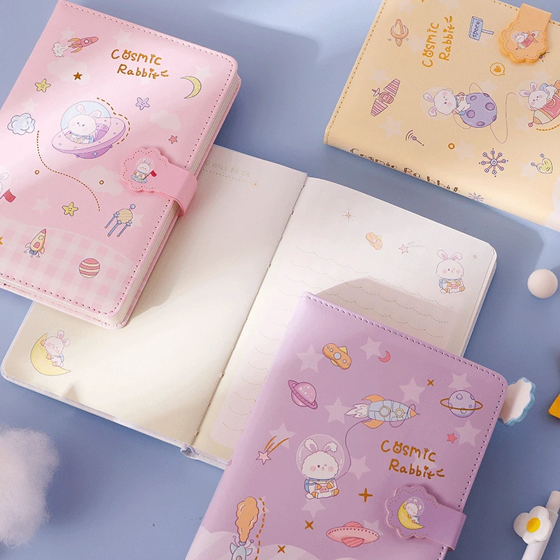 Notebook Cute Rabbit Magnetic Buckle Book Small Fresh and Thick Diary Book Student Color Page Girl Heart Hand Book Kawaii Diary
Notebook Cute Rabbit Magnetic Buckle Book Small Fresh and Thick Diary Book Student Color Page Girl Heart Hand Book Kawaii Diary