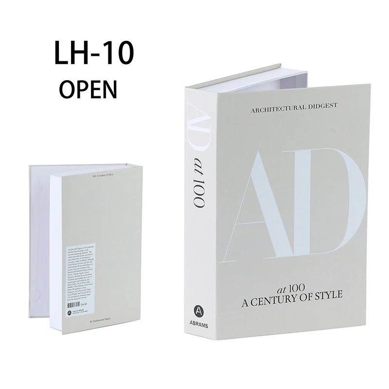 Openable home decoration book box stylish and beautiful desktop decoration storage fake book box
Openable home decoration book box stylish and beautiful desktop decoration storage fake book box