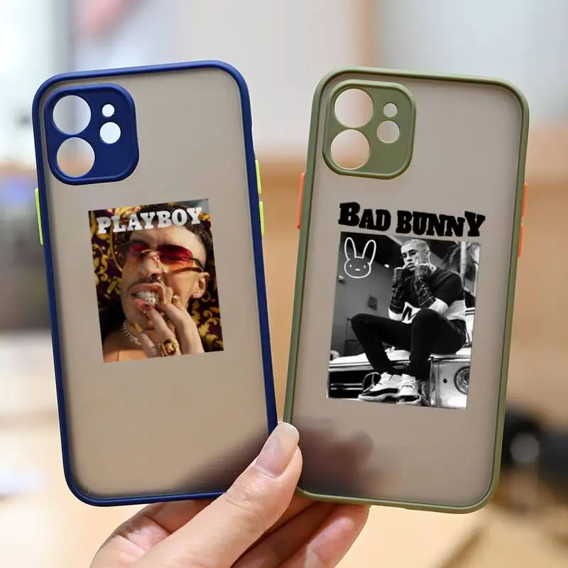 Bad Bunny singer art Phone Case matte transparent For iphone 7 8 11 12 13 plus mini x xs xr pro max cover
Bad Bunny singer art Phone Case matte transparent For iphone 7 8 11 12 13 plus mini x xs xr pro max cover