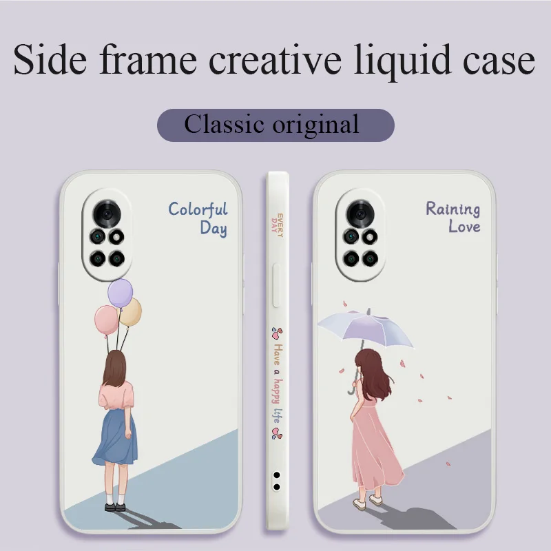 Graceful Back Phone Case For Huawei Nova8 8Pro 8SE Nova 7 7Pro 7SE 6 6se 5 5Pro 5Z 5I 5Ipro 5T 4 4E Liquid Silicone Cover
Graceful Back Phone Case For Huawei Nova8 8Pro 8SE Nova 7 7Pro 7SE 6 6se 5 5Pro 5Z 5I 5Ipro 5T 4 4E Liquid Silicone Cover