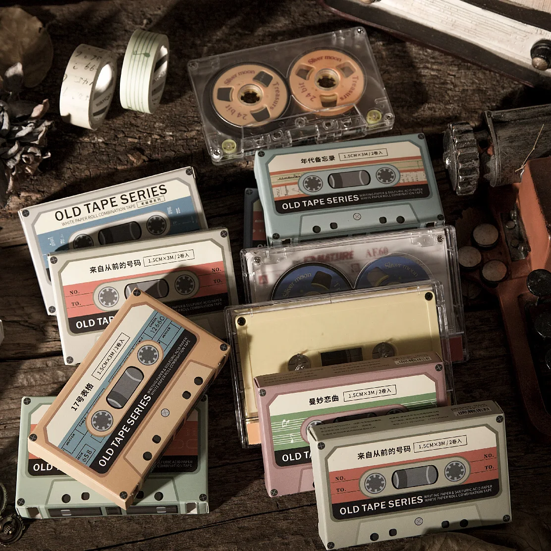 Aesth 2pcs/lot Vintage Cassette Tape Stickers Scrapbooking Junk Journal DIY Decoration Stationery School Supplies Masking Tapes
Aesth 2pcs/lot Vintage Cassette Tape Stickers Scrapbooking Junk Journal DIY Decoration Stationery School Supplies Masking Tapes