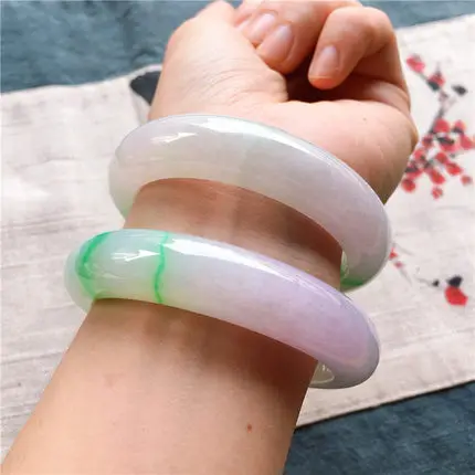 Send Certificate Pure Myanmar Jadeite Bracelet Elegant Violet Two-Tone 54-62mm Female Gift Princess Bracelet
Send Certificate Pure Myanmar Jadeite Bracelet Elegant Violet Two-Tone 54-62mm Female Gift Princess Bracelet