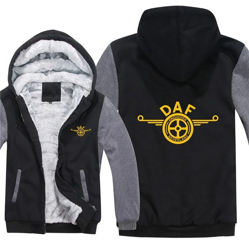 Winter Hoodies Men DAF Car Logo Print Jacket Thicken Warm Fleece Cotton Zipper Raglan Coat Male Tracksuits Masculino
Winter Hoodies Men DAF Car Logo Print Jacket Thicken Warm Fleece Cotton Zipper Raglan Coat Male Tracksuits Masculino