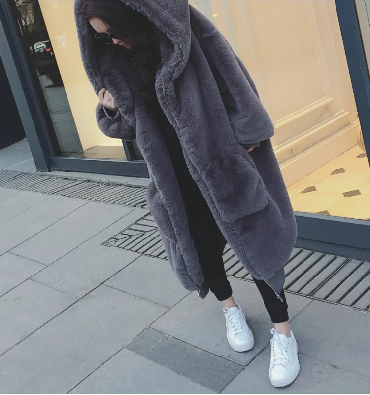 Womens Casual Baggy Stylish Athleisure Faux Rex Rabbit Hair Fall Winter Thick Fuzzy Zip Streetwear Overcoats Hoodie Outerwear
Womens Casual Baggy Stylish Athleisure Faux Rex Rabbit Hair Fall Winter Thick Fuzzy Zip Streetwear Overcoats Hoodie Outerwear
