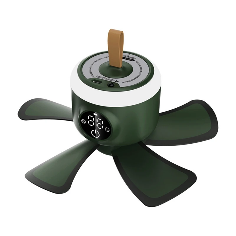 USB Rechargeable Remote Control Timing Camping Fan 4 Gears Tent Ceiling Fan with LED Lamp for Home Outdoor Bed
USB Rechargeable Remote Control Timing Camping Fan 4 Gears Tent Ceiling Fan with LED Lamp for Home Outdoor Bed