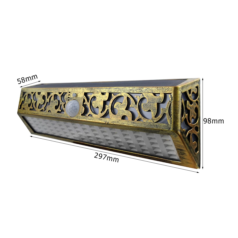 80LED Wall Street Lamp Fashion Hollow Solar Outdoor Garden Body Induction Lamp Automatically RechargingFence Landscape
80LED Wall Street Lamp Fashion Hollow Solar Outdoor Garden Body Induction Lamp Automatically RechargingFence Landscape