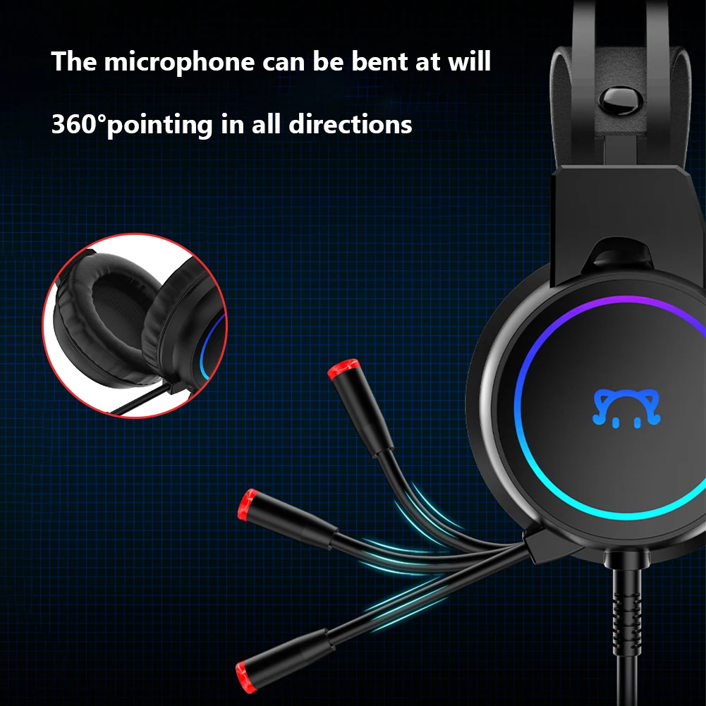 STH200 Gamer Headset 7.1 Stereo Gaming Wire Control Headphones Virtual Surround Sound Gaming Headsets with Mic Gifts
STH200 Gamer Headset 7.1 Stereo Gaming Wire Control Headphones Virtual Surround Sound Gaming Headsets with Mic Gifts