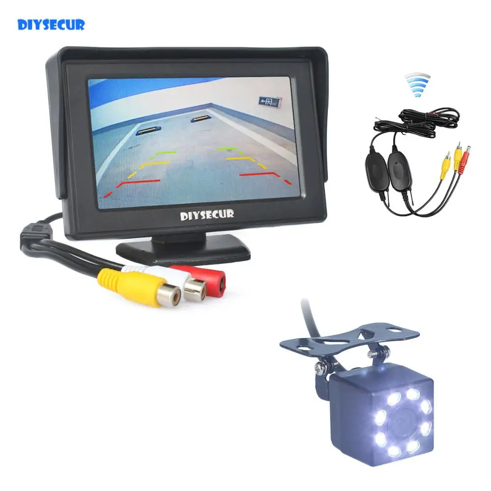 DIYSECUR беспроводной 4,3 "Резервный автомобильный монитор + HD 8 x светодиодный автомобильный фотоаппарат, система безопасности заднего вида, Бес...
DIYSECUR беспроводной 4,3 "Резервный автомобильный монитор + HD 8 x светодиодный автомобильный фотоаппарат, система безопасности заднего вида, Бес...