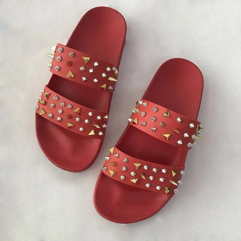 Women 2021 Fashion Slippers shoes woman Ladies Slides Sandals Summer Rivet Slides Outdoor Female Slippers Flip Flops Flats Shoes
Women 2021 Fashion Slippers shoes woman Ladies Slides Sandals Summer Rivet Slides Outdoor Female Slippers Flip Flops Flats Shoes