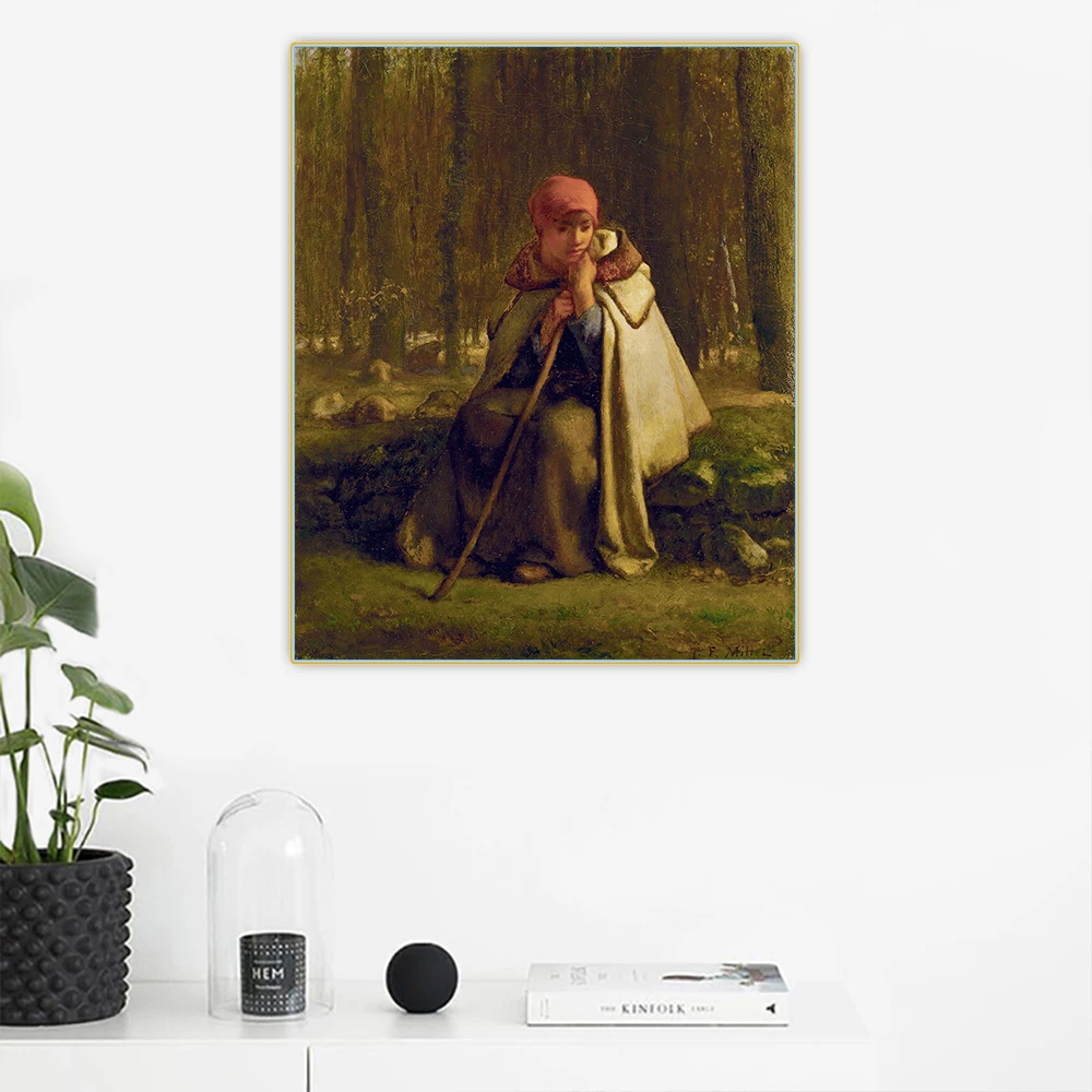 Citon Jean Francois Millet《Seated Shepherdess》Canvas Art Oil Painting Artwork Poster Picture Wall Decor Backdrop Home Decoration
Citon Jean Francois Millet《Seated Shepherdess》Canvas Art Oil Painting Artwork Poster Picture Wall Decor Backdrop Home Decoration