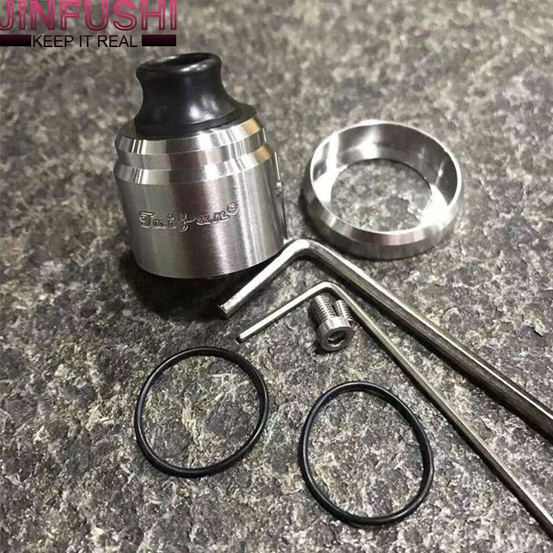 New Taifun BTD RDA with squonk BF PIN 22mm Single coil Rebuildable Drip ping Adjustable air flow Electronic Cigarette Atomizer
New Taifun BTD RDA with squonk BF PIN 22mm Single coil Rebuildable Drip ping Adjustable air flow Electronic Cigarette Atomizer