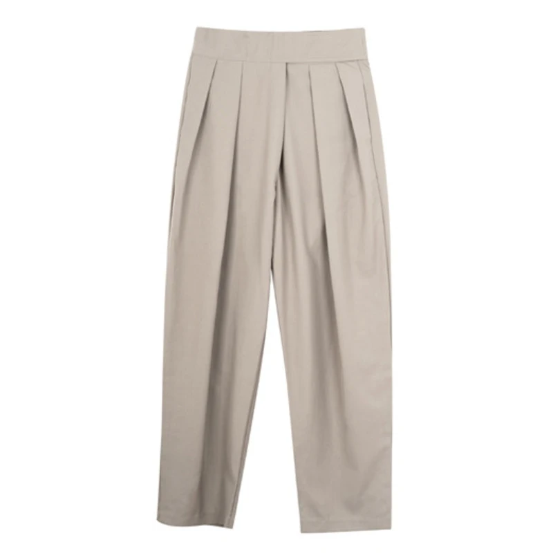 SHENGPALAE Simple Khaki Trousers Women's Summer 2021 New High Waist Loose Pleated Straight Wide Leg Pants Female Tide 5C954
SHENGPALAE Simple Khaki Trousers Women's Summer 2021 New High Waist Loose Pleated Straight Wide Leg Pants Female Tide 5C954