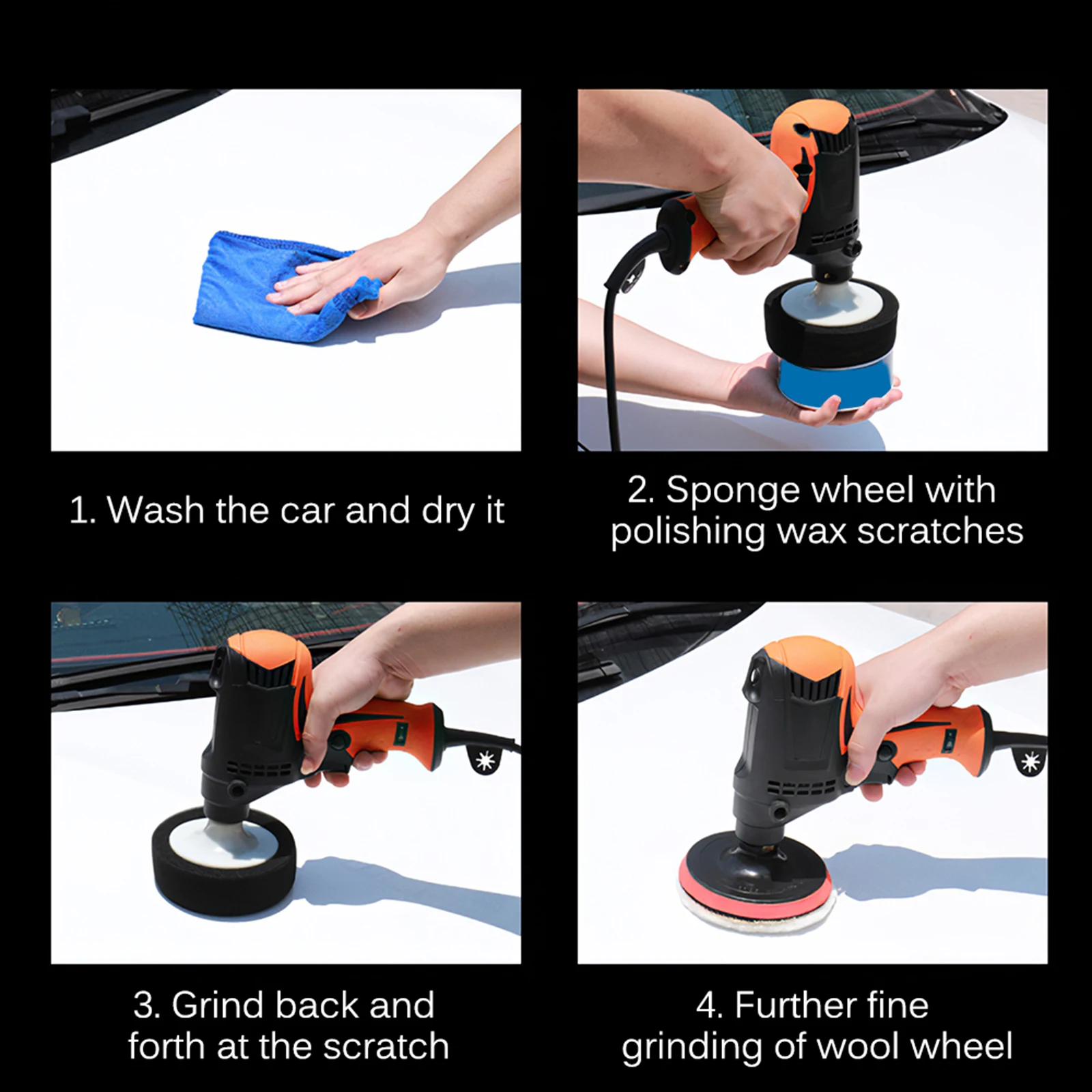 220V Electric Car Polisher Machine Auto Polishing Machine Adjustable Speed Sanding Waxing Tools Car Accessories Powewr Tools
220V Electric Car Polisher Machine Auto Polishing Machine Adjustable Speed Sanding Waxing Tools Car Accessories Powewr Tools