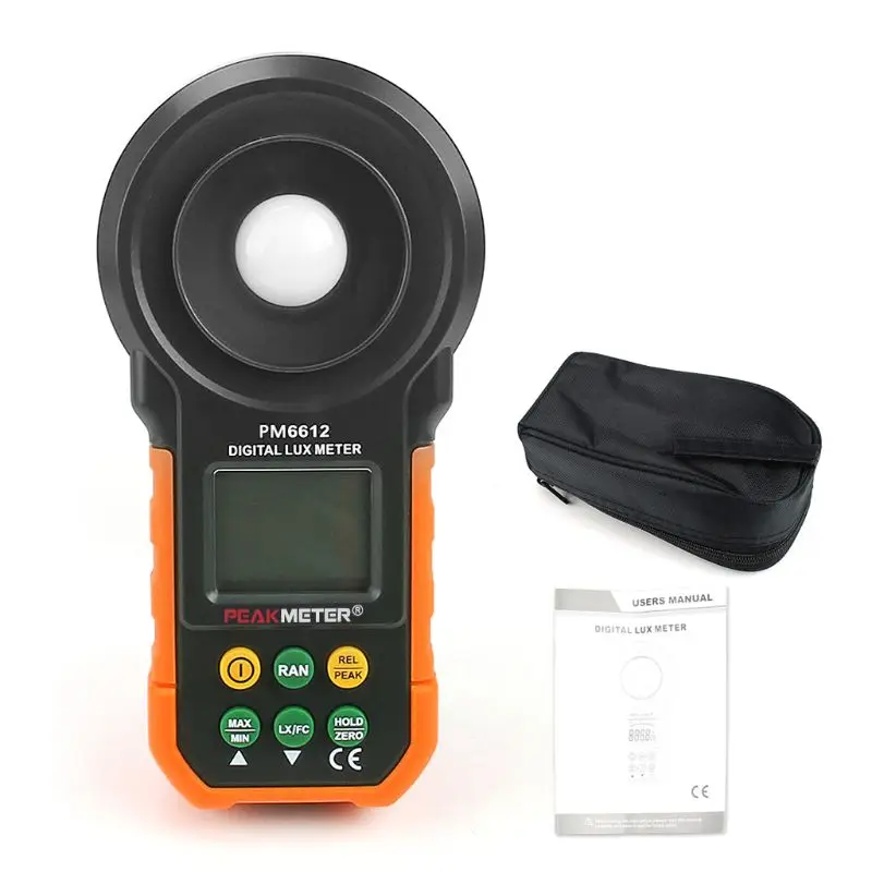 Digital MS6612 LCD Lux Light Meter Lux/FC Luxmeter Illuminance Measuring HYELEC 896B
Digital MS6612 LCD Lux Light Meter Lux/FC Luxmeter Illuminance Measuring HYELEC 896B
