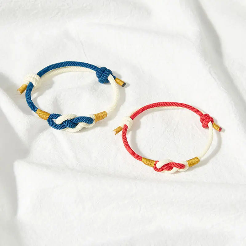 New Chinese Style Concentric Knot Hand Rope Couple Bracelet Niche Design Weaving Hand Rope Jewelry Accessories
New Chinese Style Concentric Knot Hand Rope Couple Bracelet Niche Design Weaving Hand Rope Jewelry Accessories
