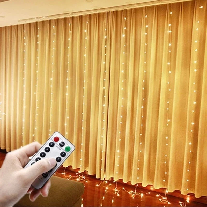 New Year Christmas Lights Curtain Garland Christmas Decorations for Tree Christmas Ornaments Adornos De Navidad Xmas Decoration
New Year Christmas Lights Curtain Garland Christmas Decorations for Tree Christmas Ornaments Adornos De Navidad Xmas Decoration