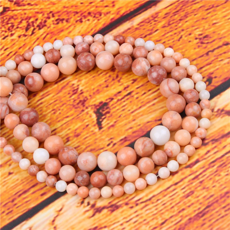 Fandongling Natural Stone Bead Round Loose Spaced Beads 15 Inch Strand 4/6/8/10/12mm For Jewelry Making DIY Bracelet
Fandongling Natural Stone Bead Round Loose Spaced Beads 15 Inch Strand 4/6/8/10/12mm For Jewelry Making DIY Bracelet