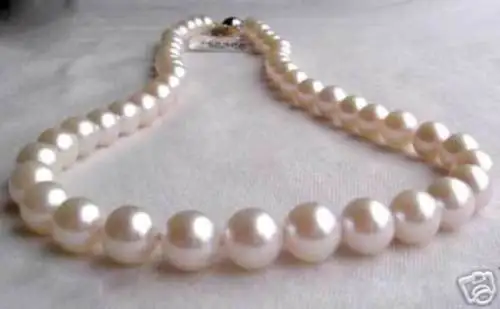 

Очаровательное ожерелье с пресноводным культивированным жемчугом 10-11 мм, ювелирные цепи, ожерелье для женщин жемчужное ожерелье