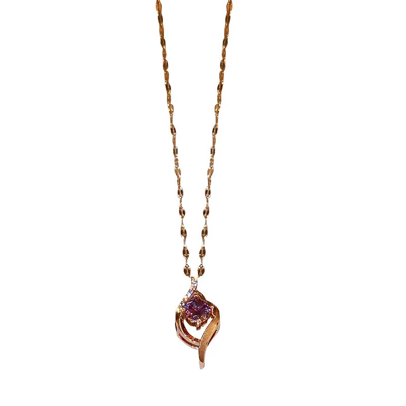 POTCET Korea 2021 Fashion Trend New Women's Stainless Steel Zircon Necklace Pendant Chain Geometric Retro Jewelry Free Shipping
POTCET Korea 2021 Fashion Trend New Women's Stainless Steel Zircon Necklace Pendant Chain Geometric Retro Jewelry Free Shipping