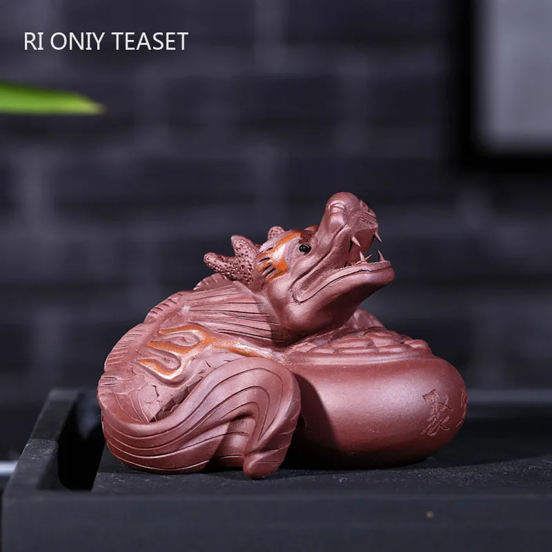 Yixing Фиолетовый Глиняный чай украшения для домашних животных счастливое Сокровище Чаша чайная Статуэтка ремесла ручной работы скульптура и...
Yixing Фиолетовый Глиняный чай украшения для домашних животных счастливое Сокровище Чаша чайная Статуэтка ремесла ручной работы скульптура и...