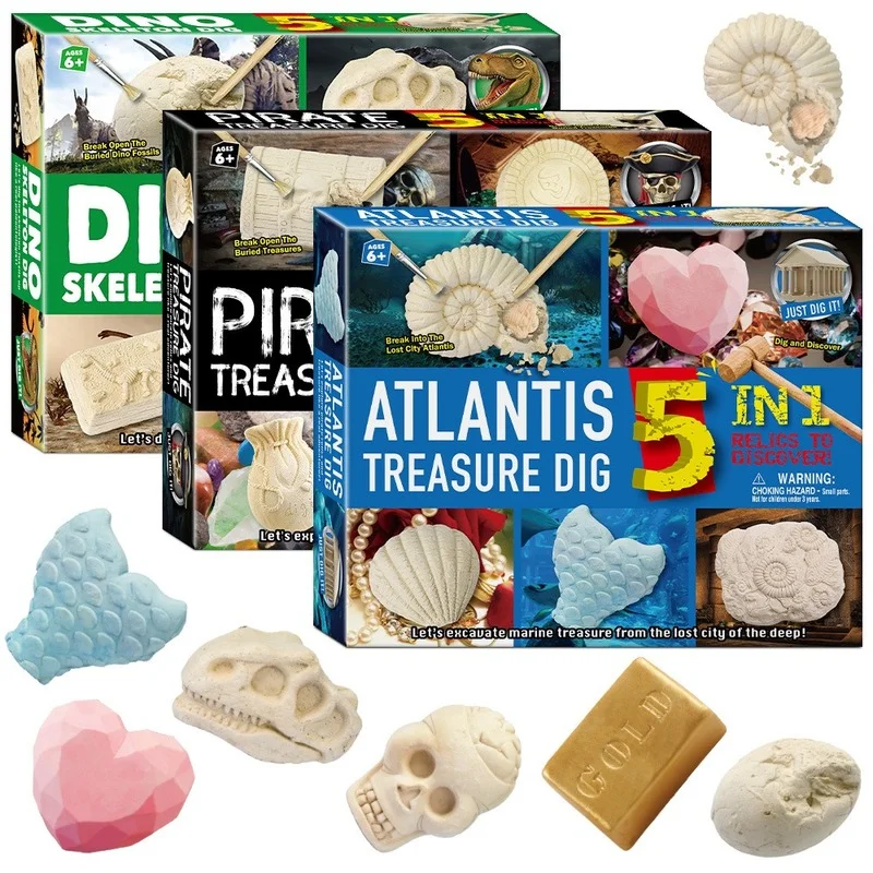 Children's Ocean Excavation Kit Archaeology Baby Excavation Educational Toy Interactive Intelligence Development Children Over 3
Children's Ocean Excavation Kit Archaeology Baby Excavation Educational Toy Interactive Intelligence Development Children Over 3