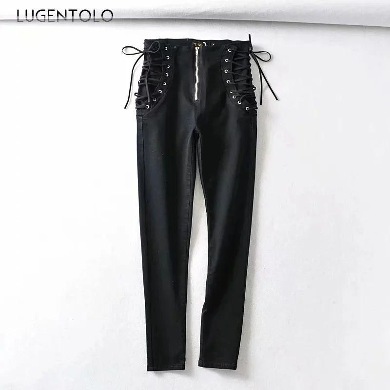 Lugentolo Women Jeans New Casual Slim Spring High Waist Sexy Stretch Denim Fashion Tight Bandage Solid Lady Long Pencil Jeans
Lugentolo Women Jeans New Casual Slim Spring High Waist Sexy Stretch Denim Fashion Tight Bandage Solid Lady Long Pencil Jeans
